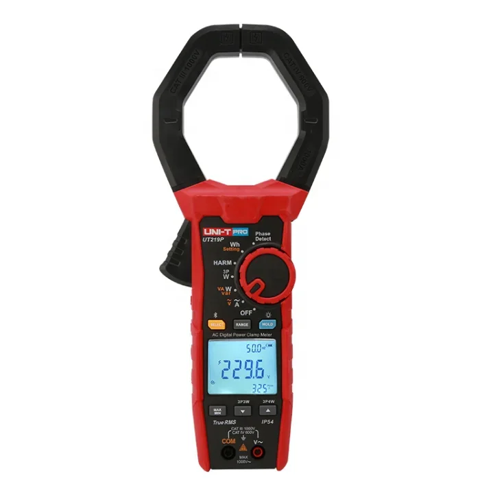 original UT219P Intelligent, handheld AC digital power clamp meter Digital Ammeter and power meter in china