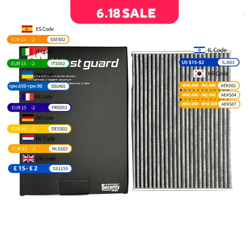 

Для NISSAN X-Trail Qashaqai Rogue SPORT RENAULT Koleos Zoe Van DACIA Dokker Express MPV Lodgy WESTGUARD Фильтр салона MK13192