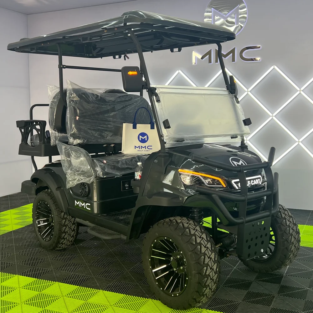 

2024 New Model Style Utility New Energy Golf Cart 48V/72V Lithium Battery Operated 4 Seats Solar Panel Golf Cart