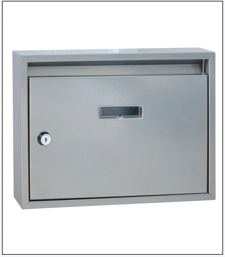 Villa anti-theft and rain-proof mailbox Household large-capacity magazine file mailbox Outdoor wall-mounted locked mailbox
