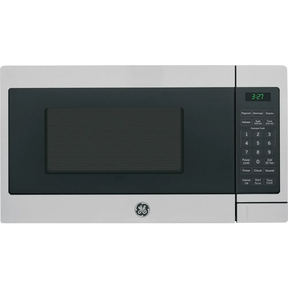 

JEM3072SHSS Microwave Oven Cubic Feet Capacity, 700 Watts | Kitchen Essentials for The Countertop, 0.7 Cu Ft, Stainless Steel