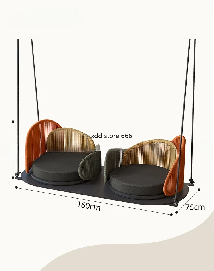 Balcony Hanging Basket Household Indoor Rattan Outdoor Swing Hammock
