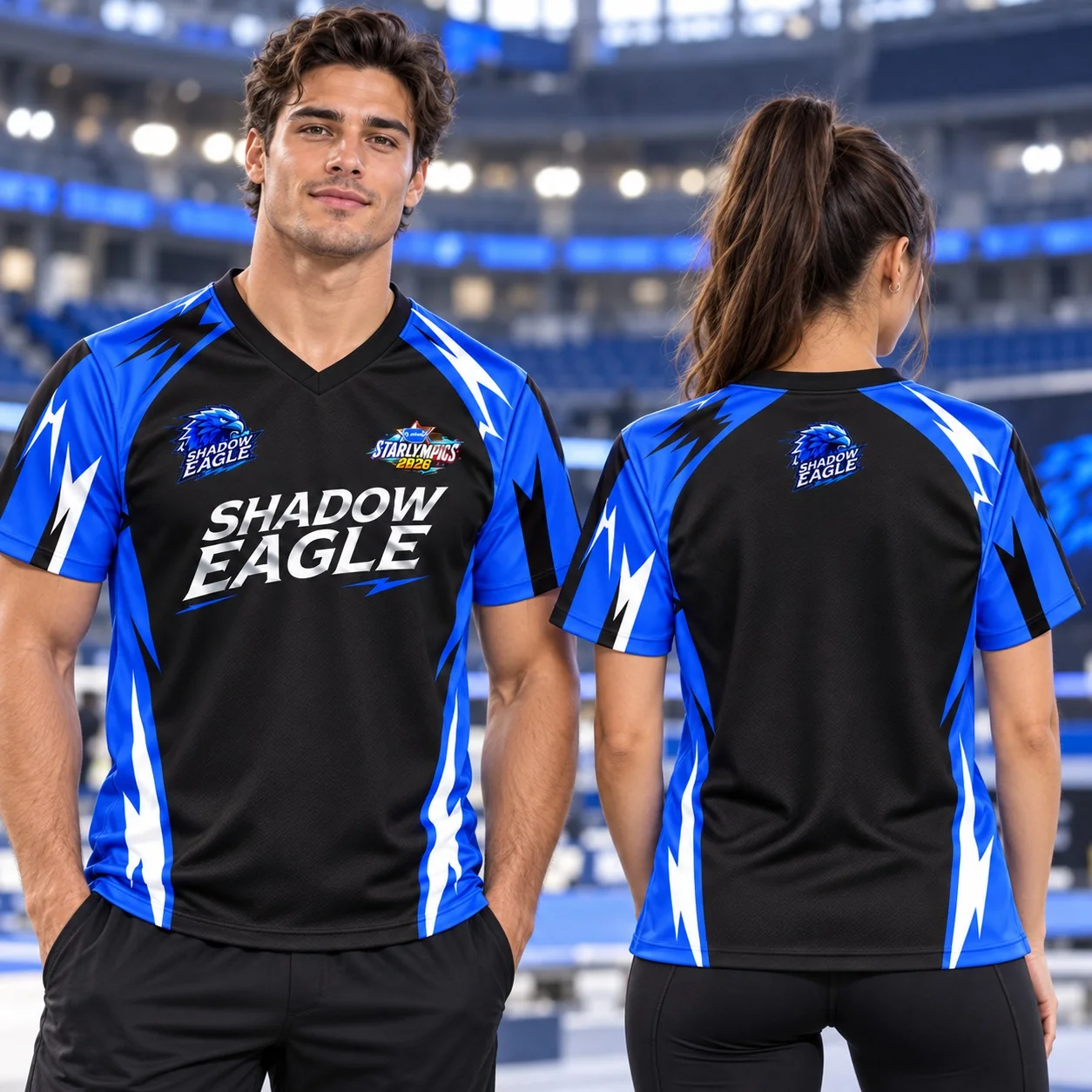 New Custom GMMTV Starlympics 2026 Lightning Cheetah And Shadow Eagle Jersey Custom Name And Number Tshirt Fans Tee