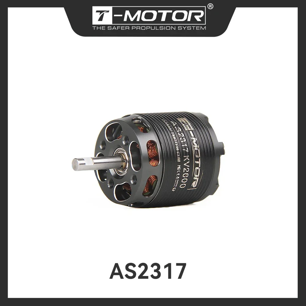

T-MOTOR Hobby AS2317 3-4S Brushless Motor KV800 KV1250 KV1400 KV1850 KV200 KV2500 Long Shaft 3D Trainer Airplane
