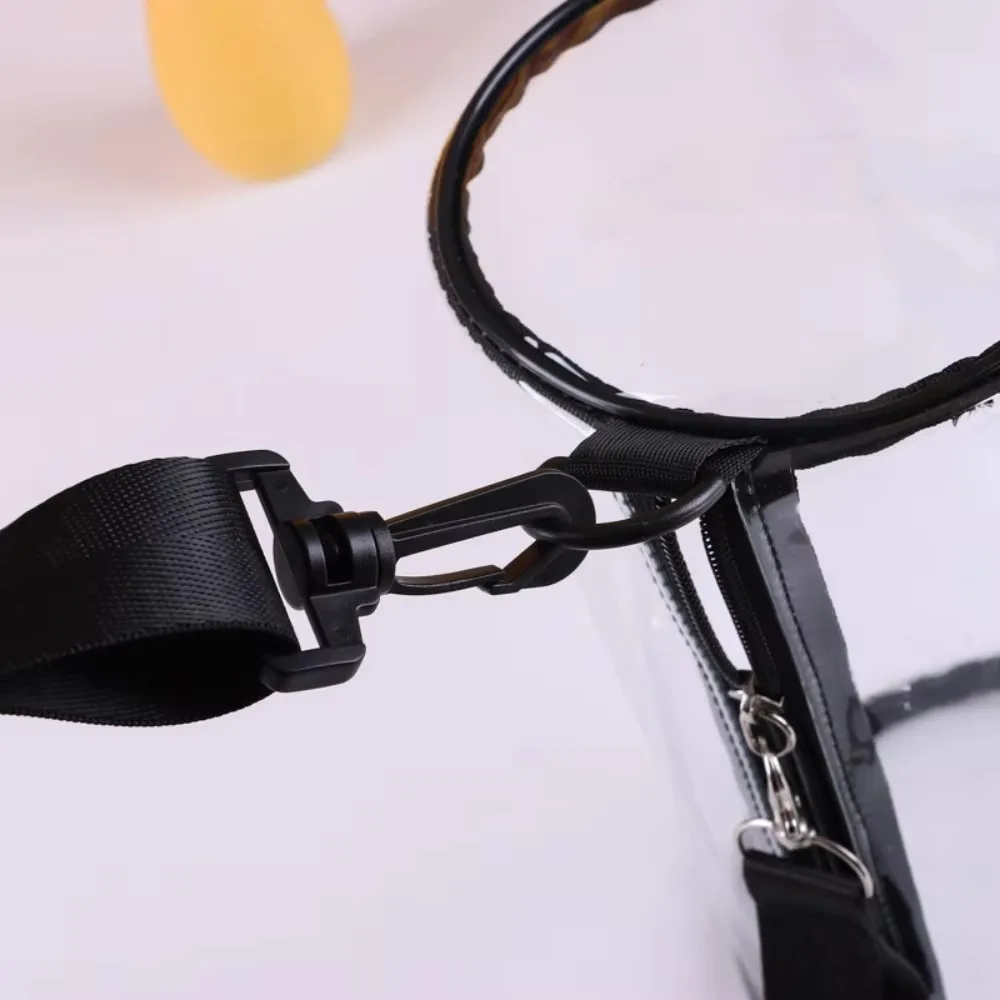 

New PVC Crossbody Bag Waterproof Transparent Small Handbag Portable Zipper Shoulder Bag Travel