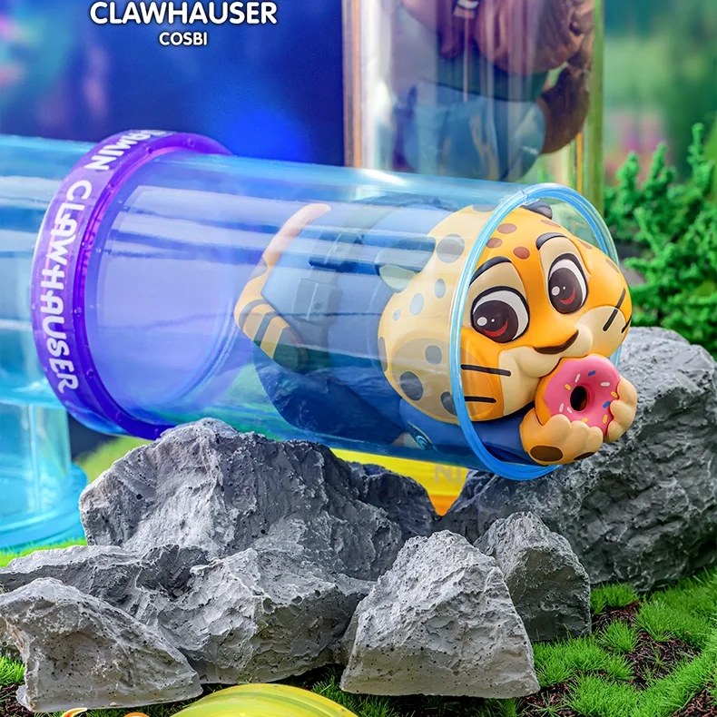 Hottoys ديزني Zootopia 2 أنيمي الشكل نيك جودي ليوبارد ضابط كوسبي صندوق أعمى صغير انبوب ماء اتصال سلسلة نموذج الهدايا