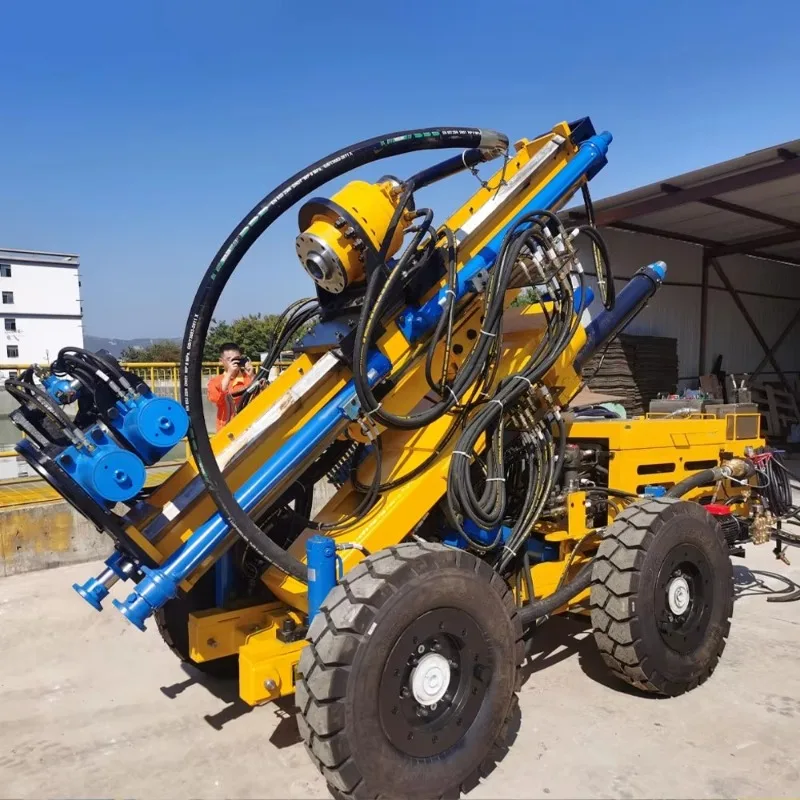 Small Drilling Rig for Water Well 200m Depth Hydraulic Diesel Portable Borehole Artesian Core System