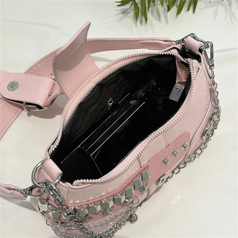 

Practical Shoulder Bag PU Leather Underarm Bags Great For Various Occasion E74B