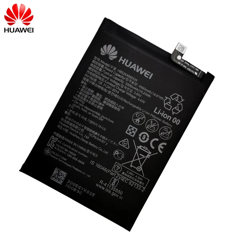 Original 5000mAh HB 526488 Eew para huawei p smart 2021 PPA-LX2 PPA-L22 PPA-L02B PPA-L22B para honra 10x lite bateria