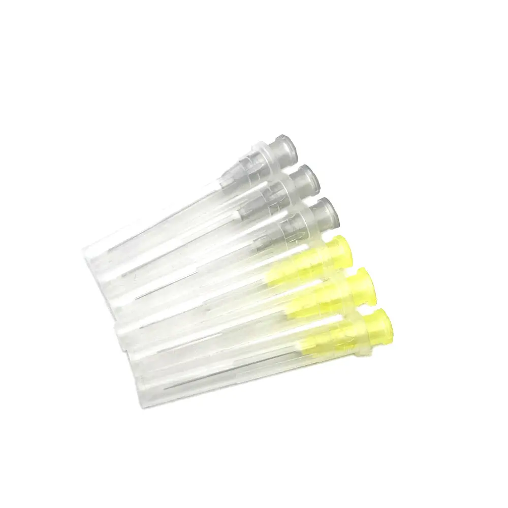 100Pcs Dental Needle Tip Endo Irrigation End-Closed Side Hole Endo Syringe Root Canal Washing Needle Tip