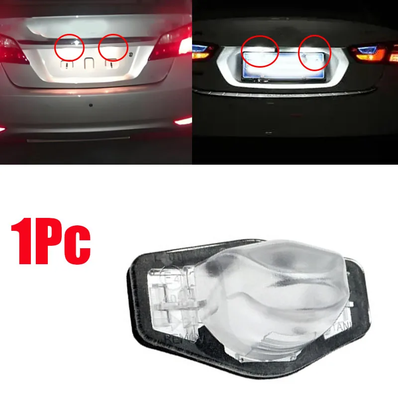 

1X Rear license plate light cover lamp housing lamp holder For Honda Civic Cr-V Odyssey Hr-V Accord