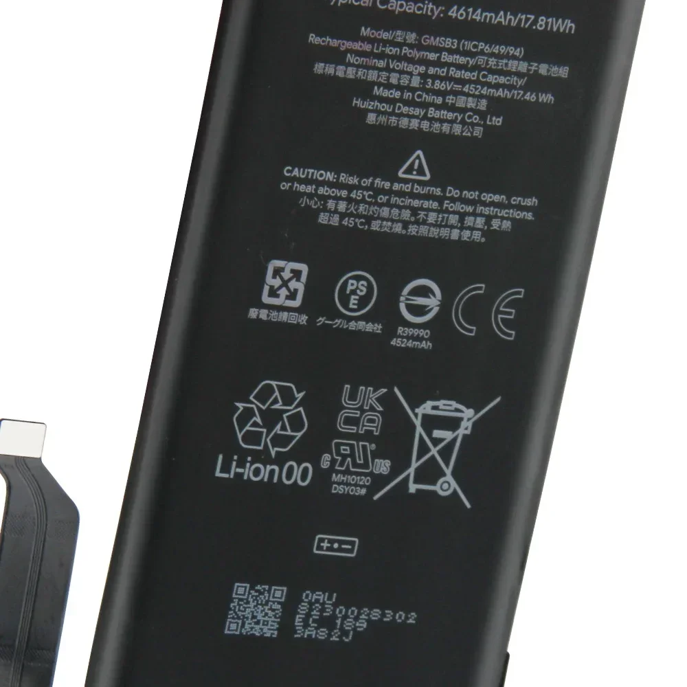 

Аккумулятор для телефона GMSB3 G63QN GLU7G для Google Pixel 6 Google Pixel 6 Pro Google Pixel 6A