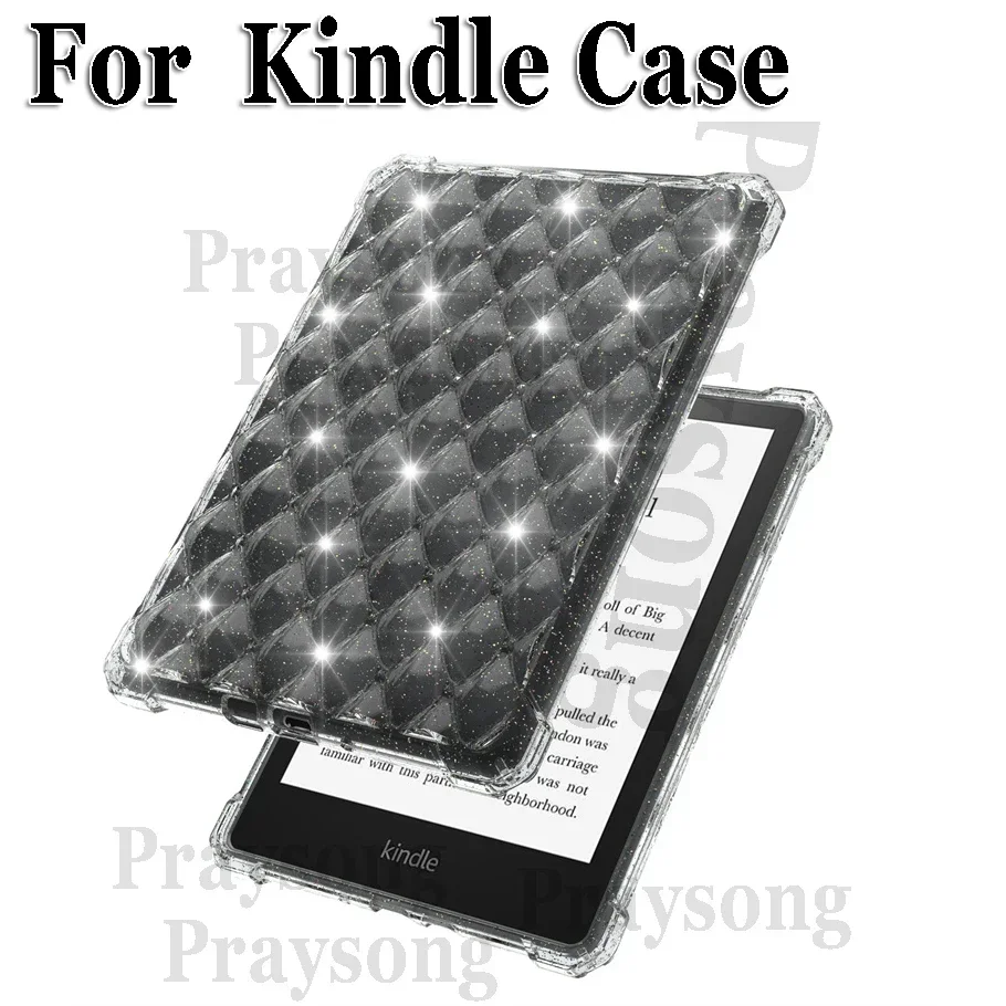 

Блестящий чехол для Kindle Paperwhite 5 Чехол 6,8 дюйма Прозрачный защитный чехол KPW 5 для Kindle 11 2021, защитный чехол PaperWhite Funda