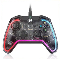 BIGBIG WON S Wired Game Controller For Switch PS4, Win10/11 With Joystick RGB Light Audio Rainbow Athletic Alterations