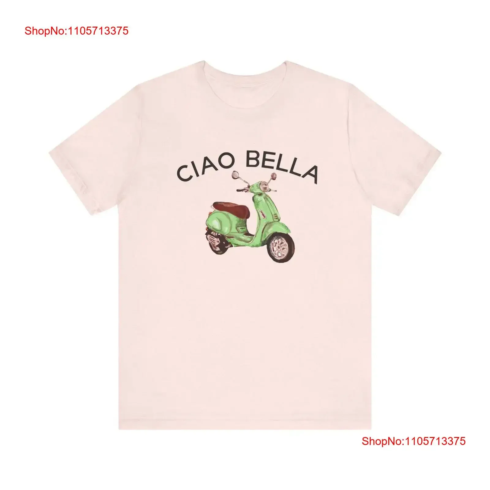 Ciao Bella T shirt Italian Group Travel Italy Lover Scooter Cute Girls Trip Matching Vacation Italia vintage Washed Slightly