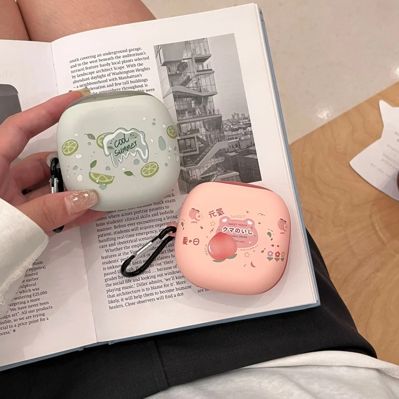 

2025 New Case For Shokz OpenFit 2 + T921 Protective Silicone Earbuds Cover Headphone Protective Cover With Pendant