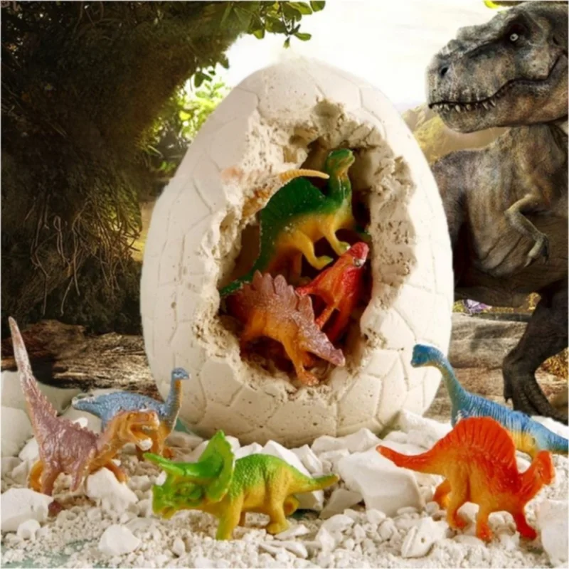 

Children Dinosaur Eggs Model Fossil Digging Dinosaur Egg Digging Strange Blind Box Gypsum Archaeological Toys Educational Toys
