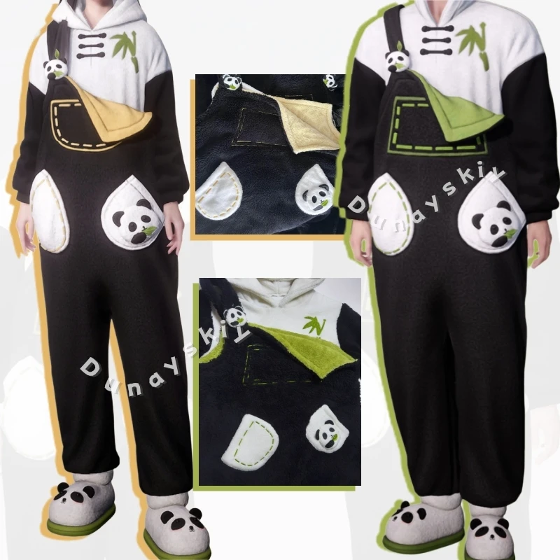 

Love And Deepspace Cosplay Costume Male Lead Female Lead Panda Loungewear Pajamas Xavier Zayne Rafayel Sylus Unisex Pajamas Set