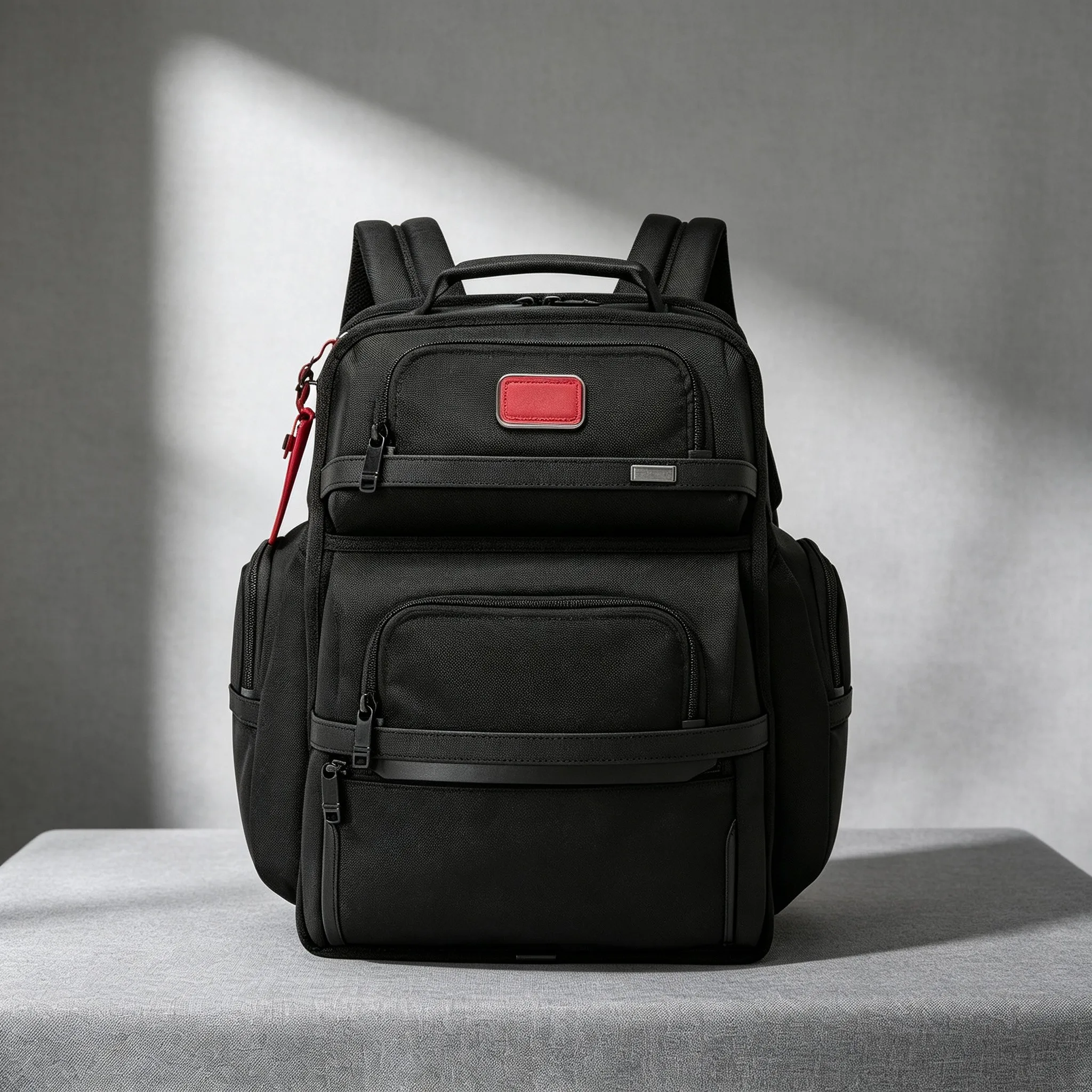 Classic Large Capacity Nylon Men’s Rucksack, Casual Travel Backpack Student School Daypack