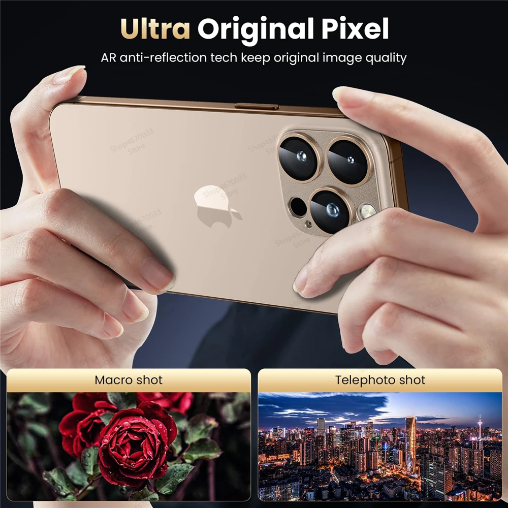 8K HD Camera Protection Glass For iPhone 16 15 14 11 13 12 Pro Max 12 13 Mini 15 14 16 Plus Lens Cover Film Phone Accessories