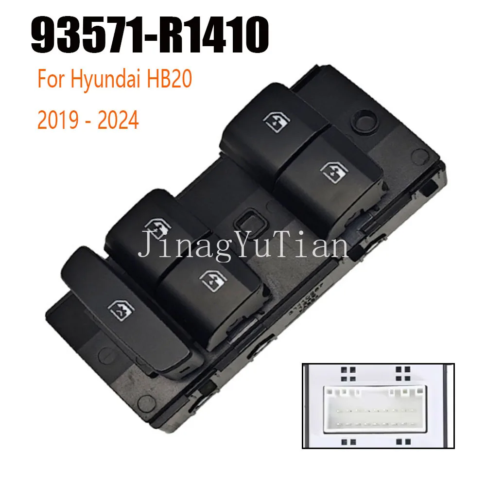 

Car Accessories For Hyundai HB20 2019 2020 2021 2022 2023 2024 Electric Power Window Control Switch Glass Lifter Button parts