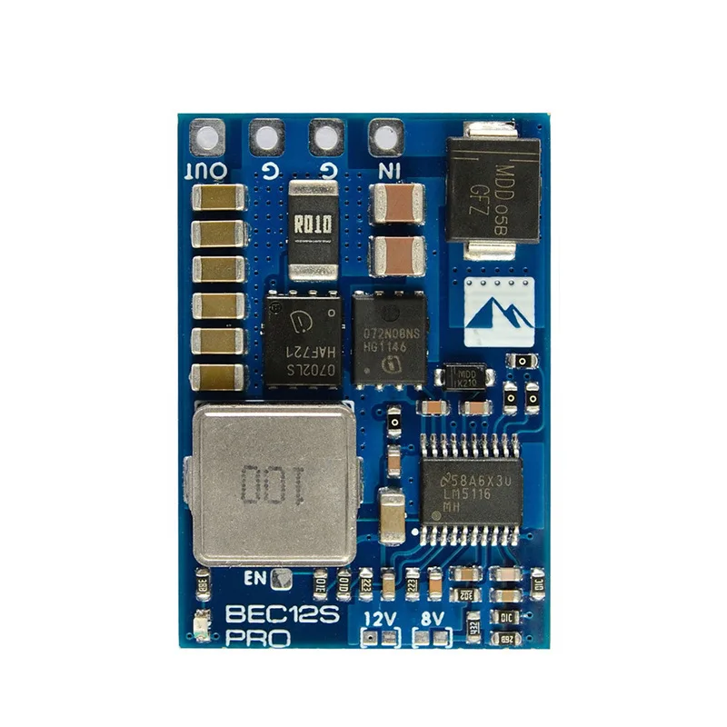 

2PCS MATEK Model Aircraft BEC 12S-PRO Buck Module with TVS Protection Input Voltage Range 9V-55V