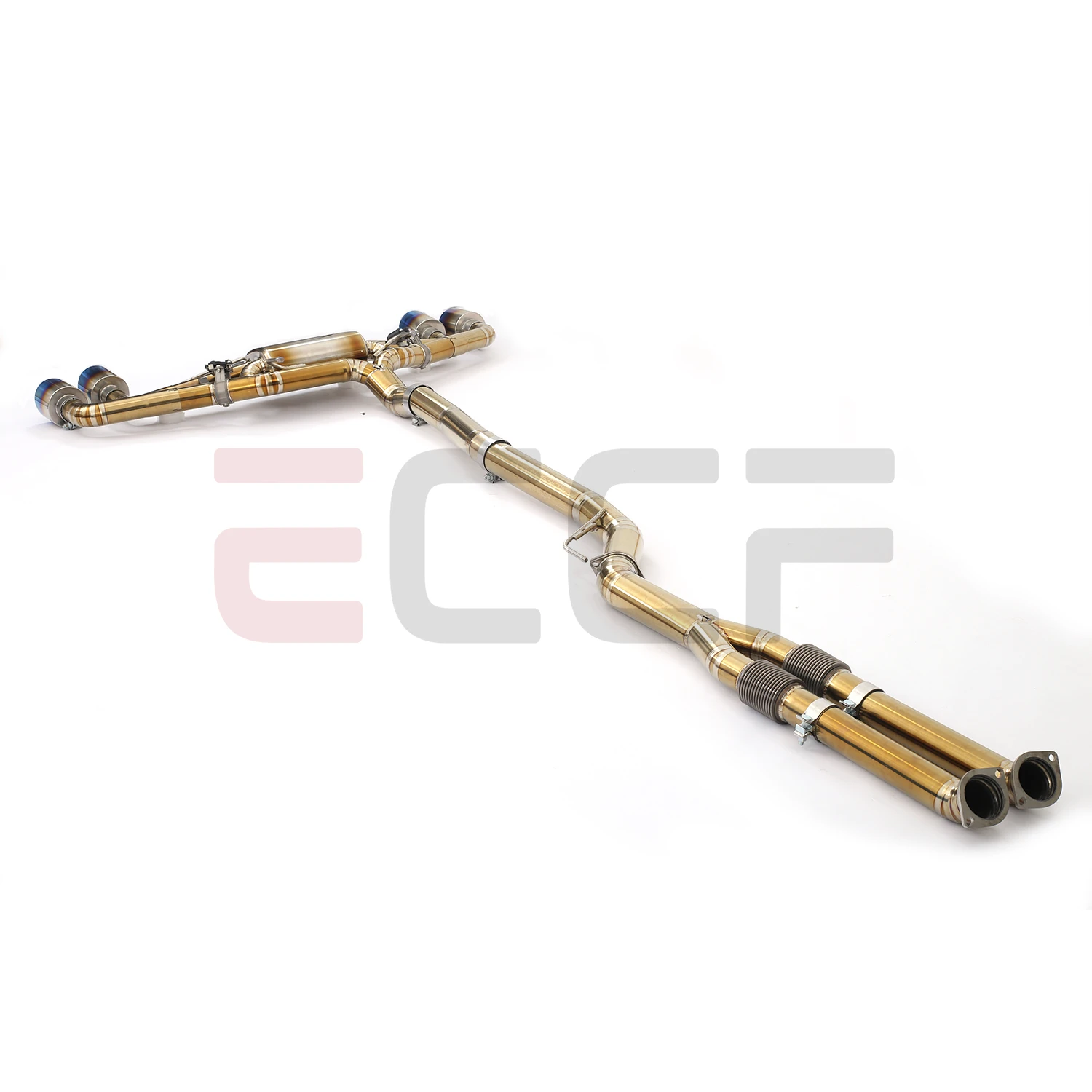 Sporty Aggressive Exhaust Sound Titanium Complete exhaust system For Nissan GTR R35 Plug and Play Performance Upgrade
