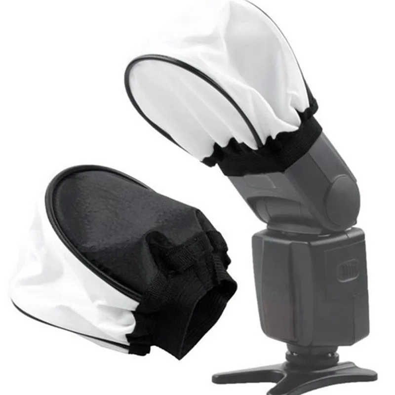 1X Universal Softbox Diffuser for DSLR Cameras, Flash Light Speed Lights Mini Portable Soft Box