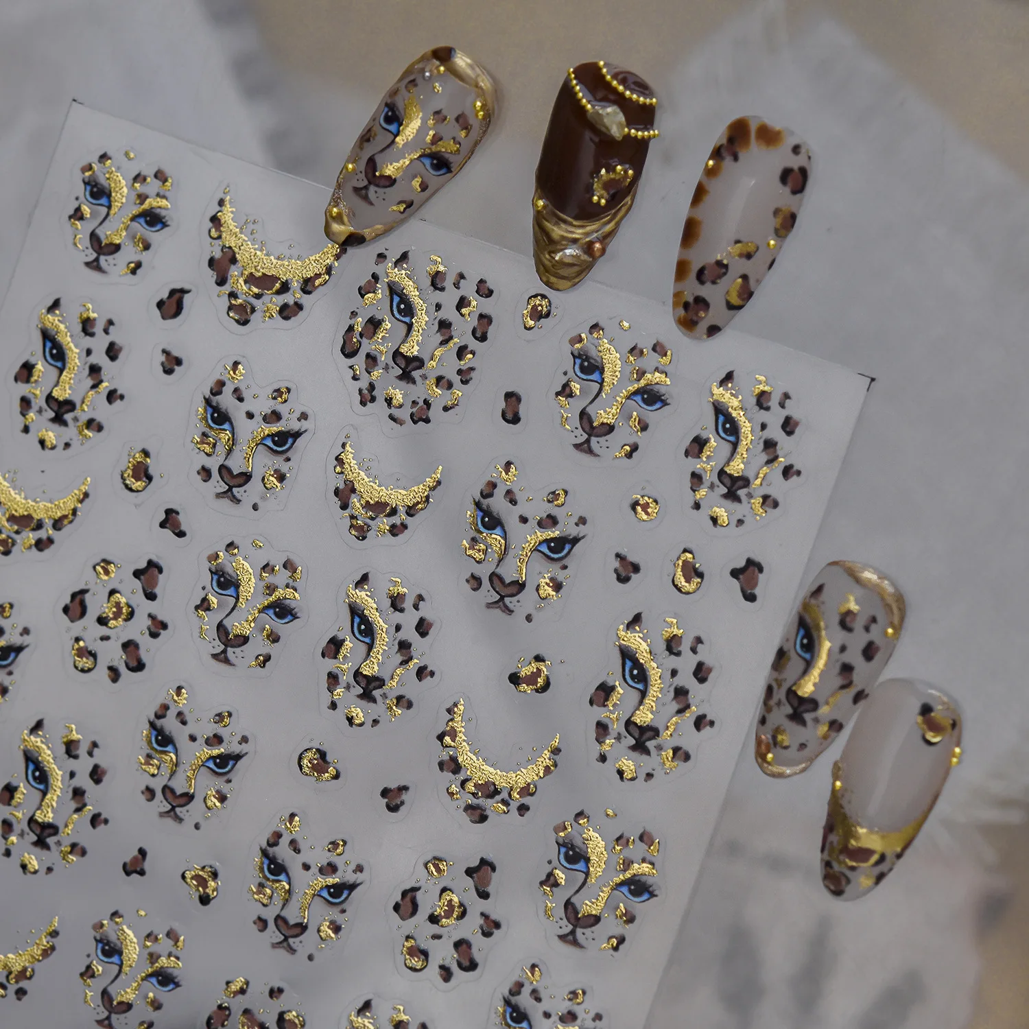 สติ๊กเกอร์ตกแต่งเล็บลายเสือดาว - Nail Art Leopard บทวิจารณ์และราคา