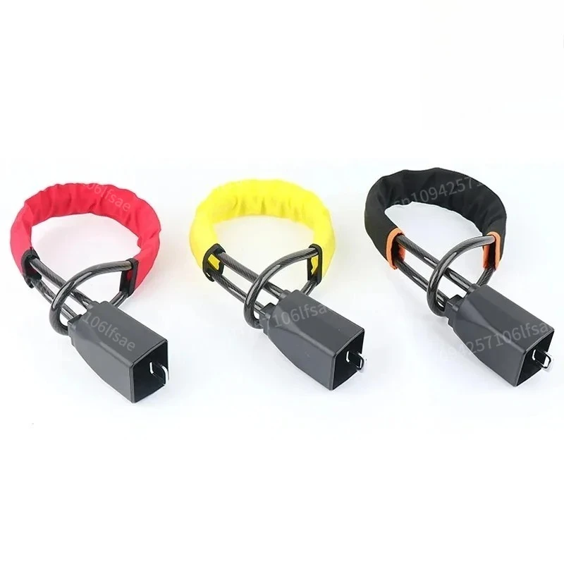 

For Universal Car Steering Wheel Lock with Seat Belt Buckles Sturdy Lock Theft Prevention Device Lock for Truck SUV 1pcs