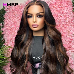 350 Density Highlight 30 Color 13x6 HD Transparent Lace Frontal Human Hair Wig Brazilian Colored Human Hair Wig Lace Front Wig