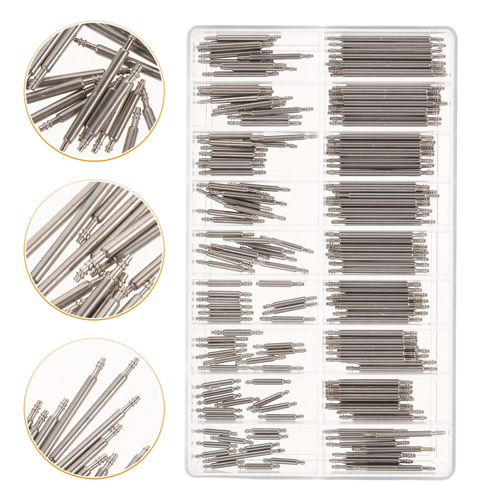 أداة إصلاح احترافية لإبرة زنبركية لحزام الساعة 180 قطعة لتثبيت حزام الساعة واستبدال الإبزيم للاستخدام اليومي #1