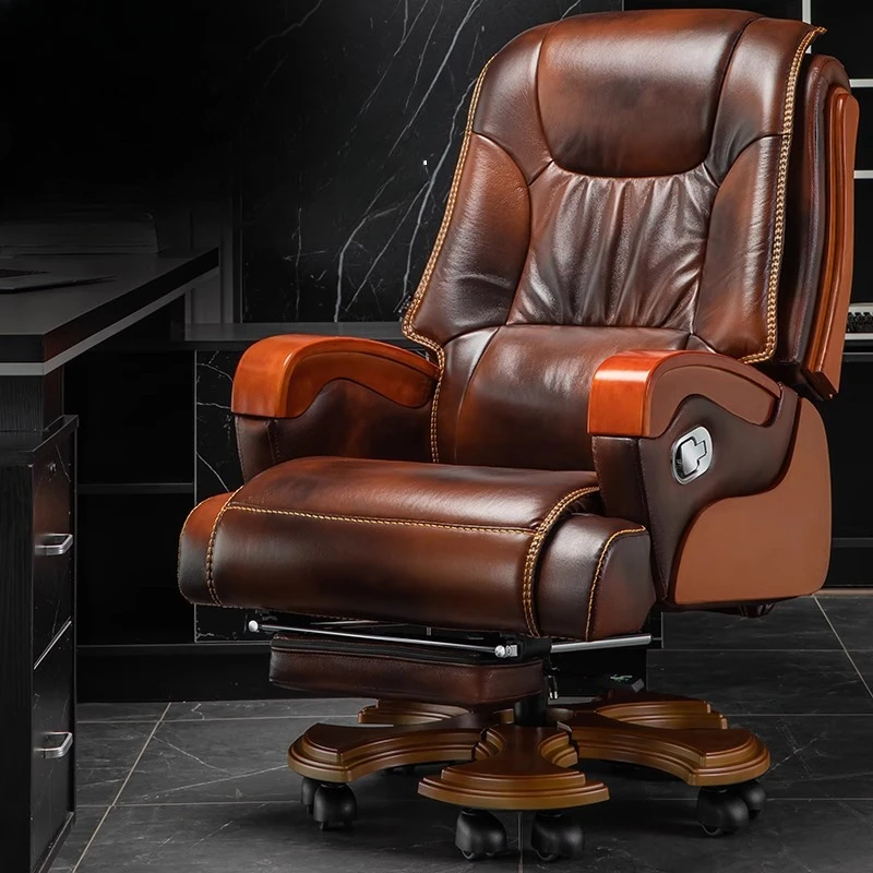 เก้าอี้สำนักงานปรับเอนได้ตามหลักสรีรศาสตร์ เก้าอี้คอมพิวเตอร์แบบหมุน เก้าอี้สำนักงานแบบมีล้อเลื่อน เก้าอี้พักผ่อน เก้าอี้ทำงาน เฟอร์นิเจอร์สำหรับบ้าน