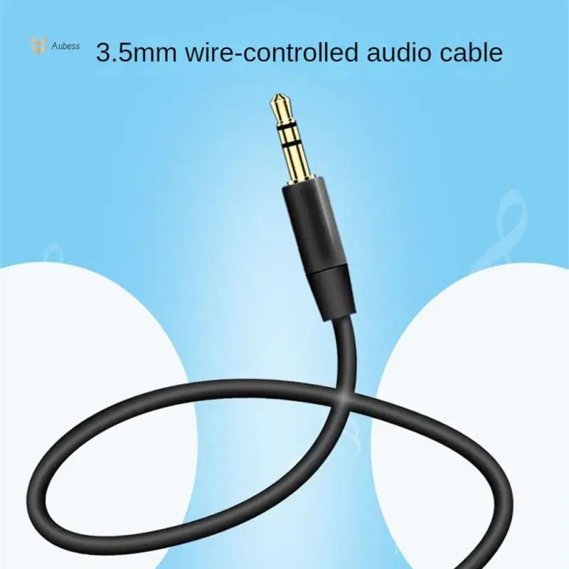 Audio Line Has Many Uses Clear Audio Transmission Durable Audio Cable Easy Connection Gold-plated Connector Headphone Cable