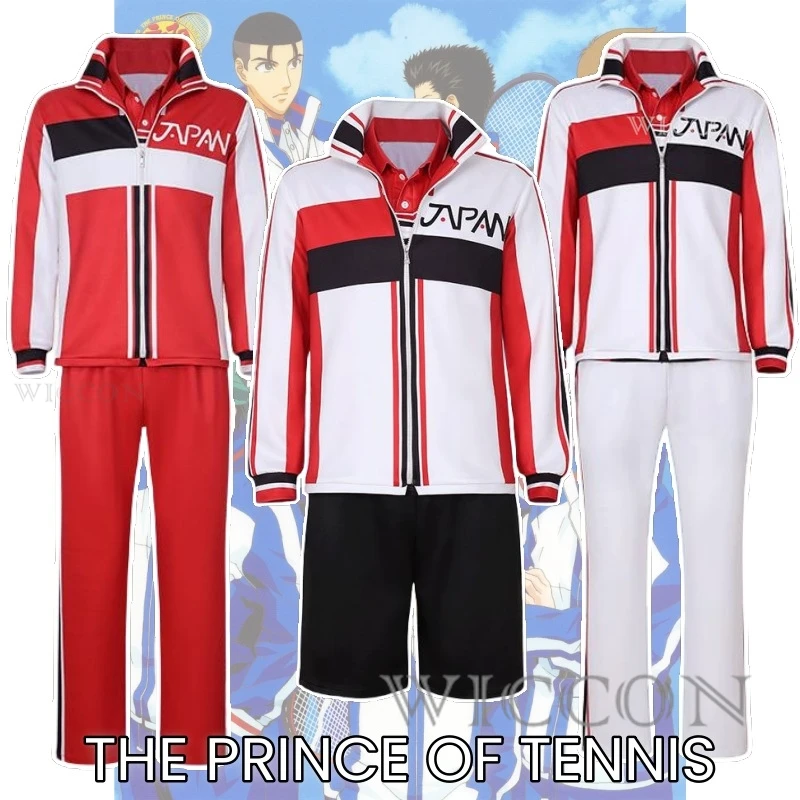 Tezuka Kunimitsu Ryoma Echizen Cosplay Costume Clothes Uniform Cosplay Irie Kanata Sports Wear Halloween Party Daily Outfit