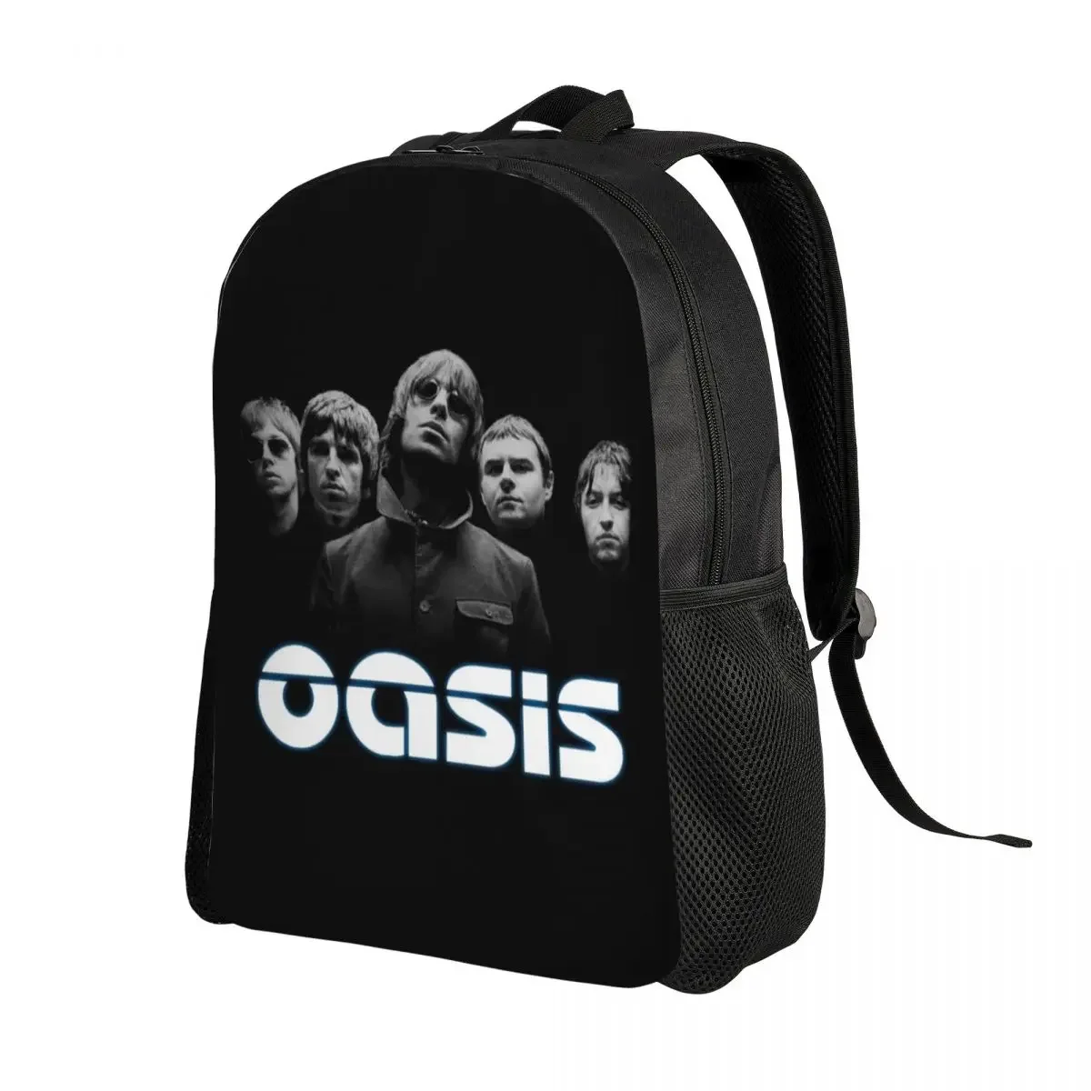 Custom 3D Print Oasis S Band Backpack for Boys Girls College School Travel Bags Women Men Bookbag Fits 15 Inch Laptop