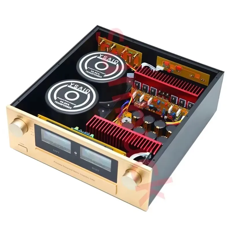 SUNBUCK E900 FET Circuit Remote Control XLR Balanced Power Amplifier 600W 2.0 Stereo HiFi Power Amplifier Audio