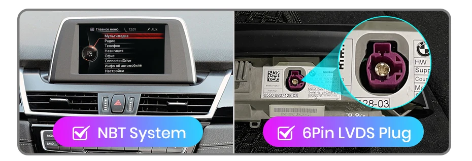 Junsun 8,8 zoll carplay für apple autoradio multimedia für bmw f45 f46 f87 2012-2018 nbt evo wireless android auto gps stereo – Detail 2