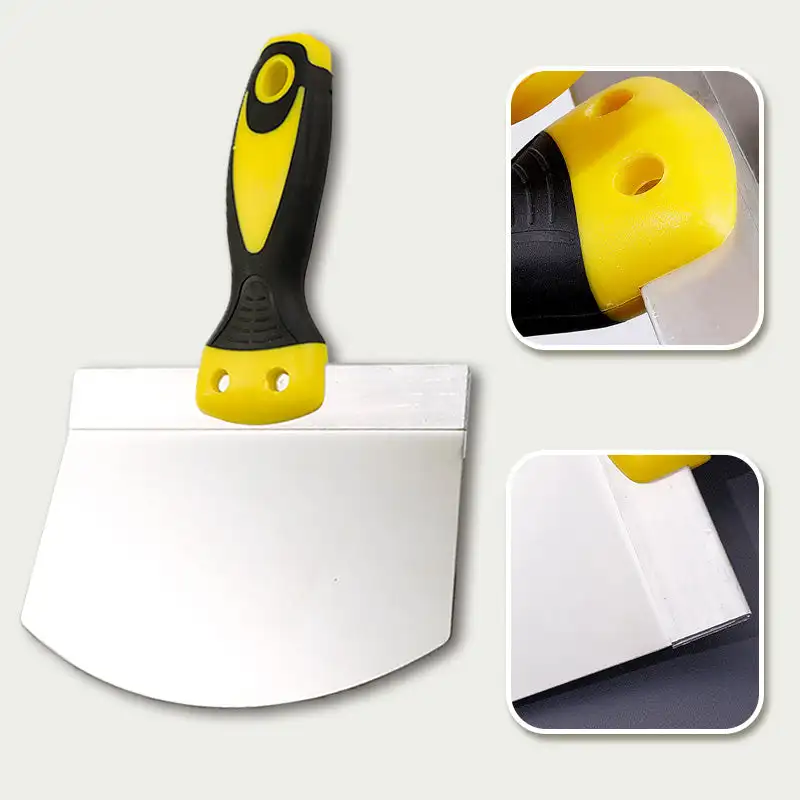 Imagem -02 - Arc-shaped Putty Knife Espátula de Enchimento de Tinta Home Raspador Ferramenta Construction Worker Tool Aço Inoxidável