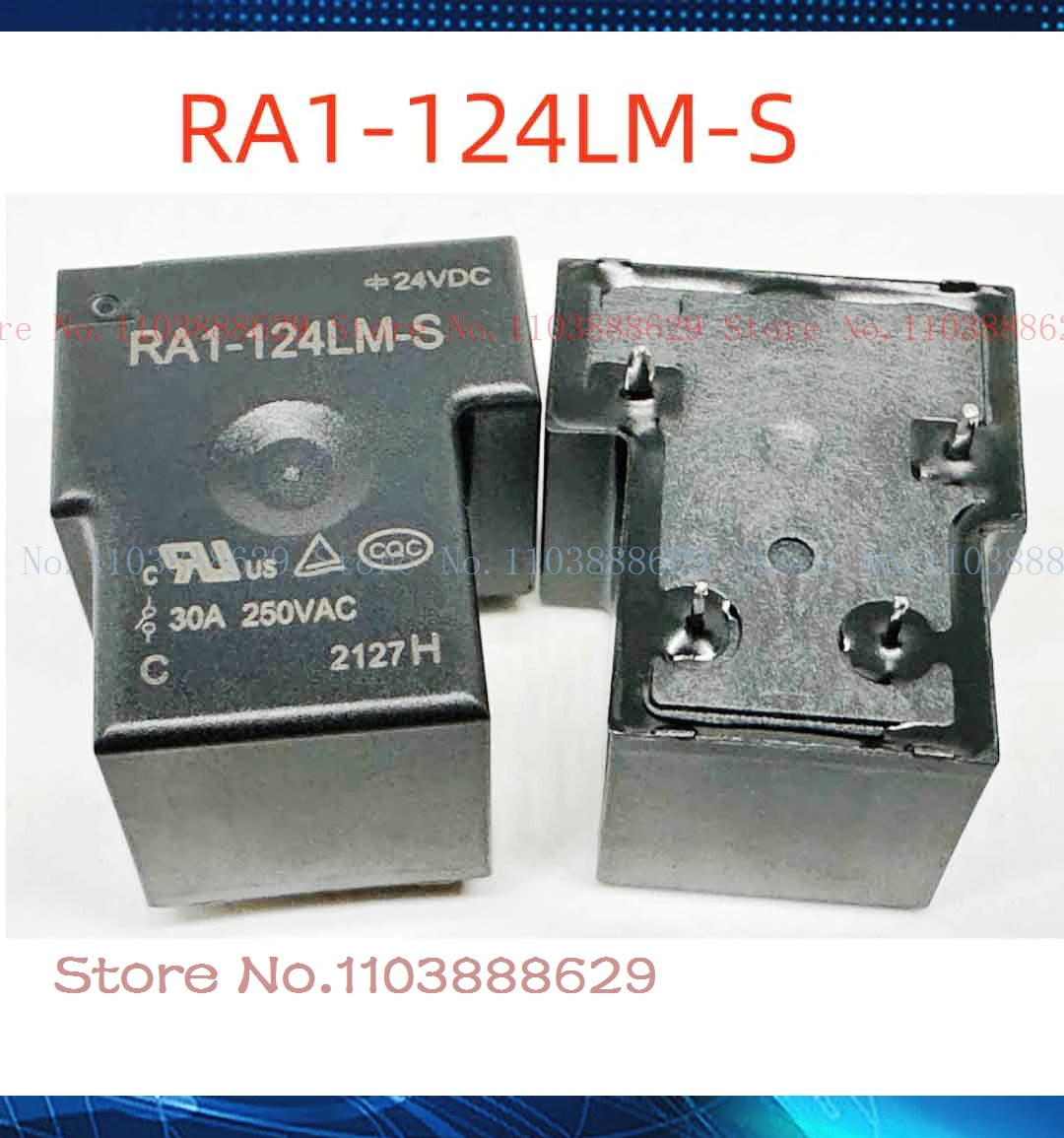 RA1-124LM-S T90-1A-4P-24V-30A