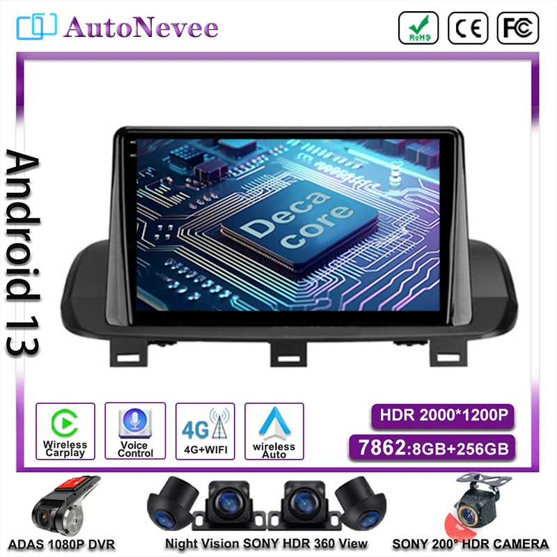 

Android 14 For Nissan X-Trail Xtrail 4 T33 2021 For Rogue 3 III 2020 - 2021 Multimedia Car Player Auto Radio Navigation Stereo