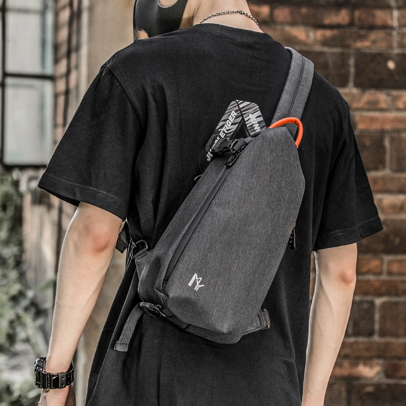 

Многофункциональная модная повседневная противоугонная сумка для мужчин, нагрудная сумка, уличная водонепроницаемая сумка на молнии