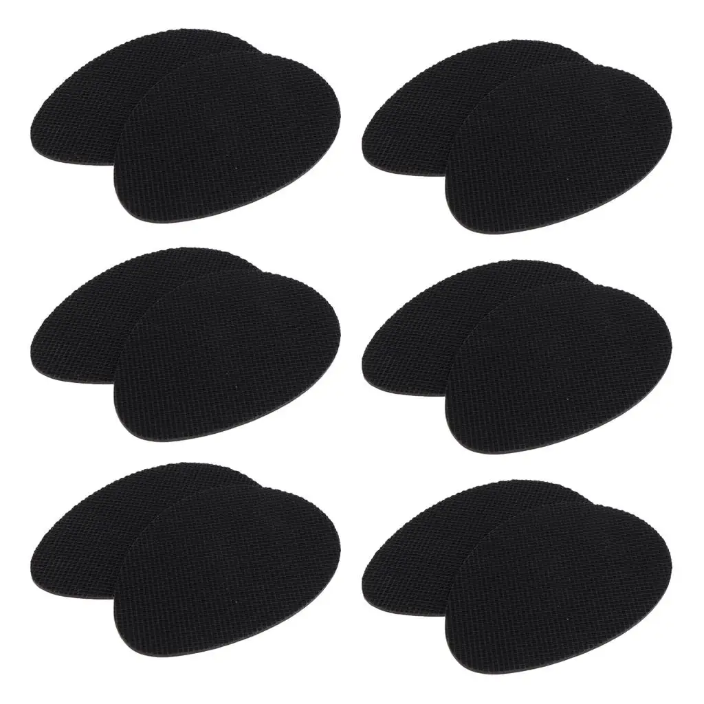 6 Pairs Self- Sole Protectors Rubber Anti Shoe Pad Sticker