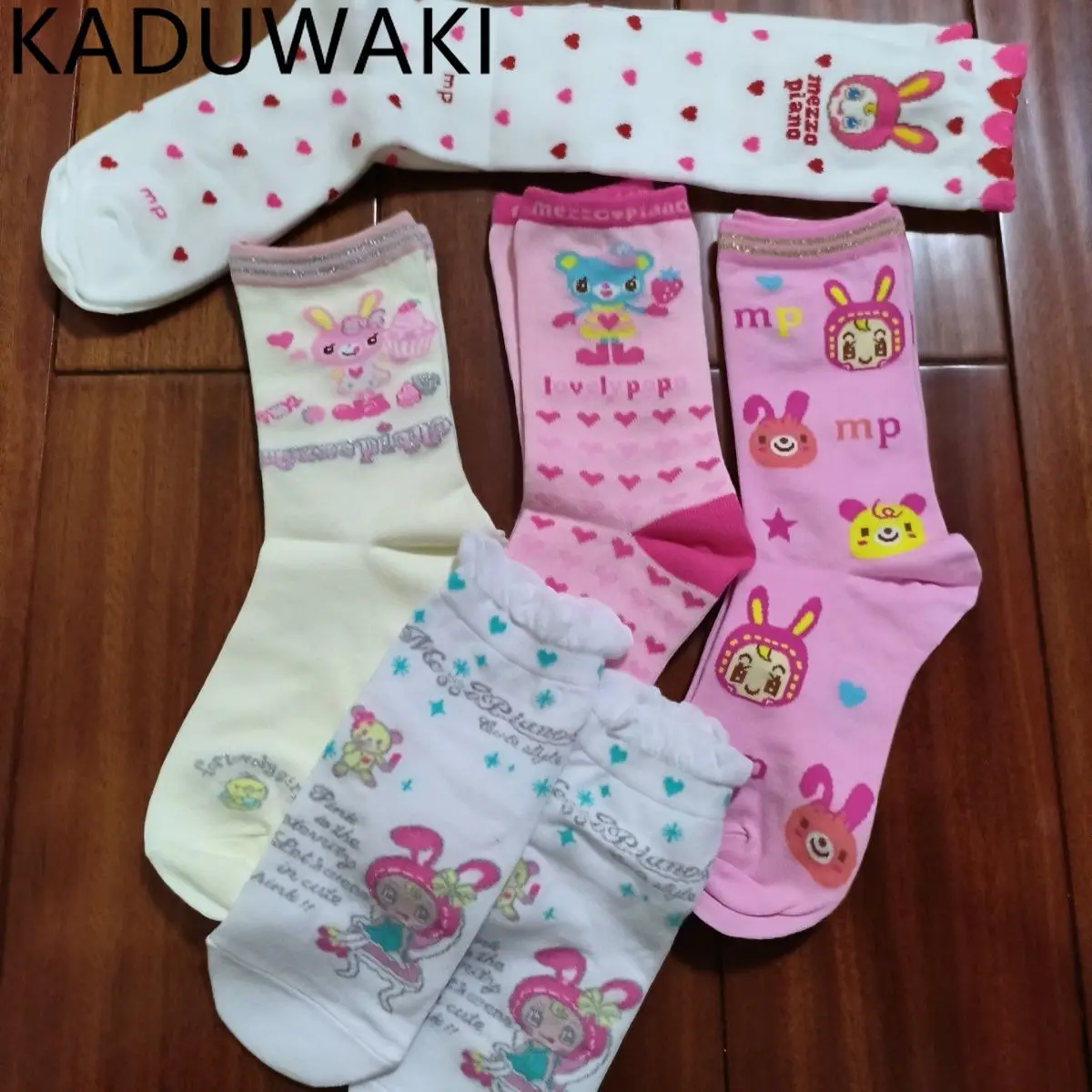 

Japanese Kawaii All-match Cartoon Socks Sweet Bear Lolita Girls Chic Socks Harajuku Y2K Aesthetic Cotton Breathable Sock