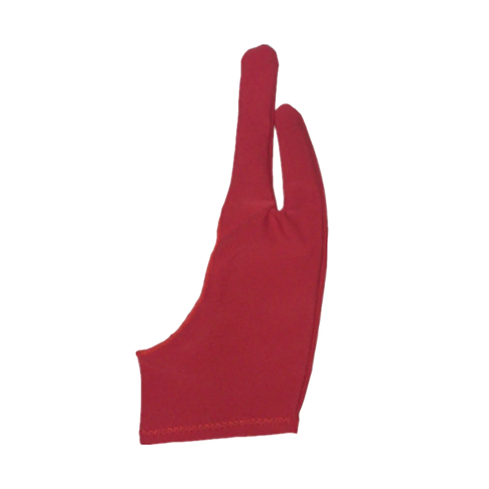 Guantes de pintura transpirables para tableta de dibujo, guante de artista gráfico para colorear, cubierta de dedo, suministros de arte escolar, derecho, Izquierdo, 2 dedos