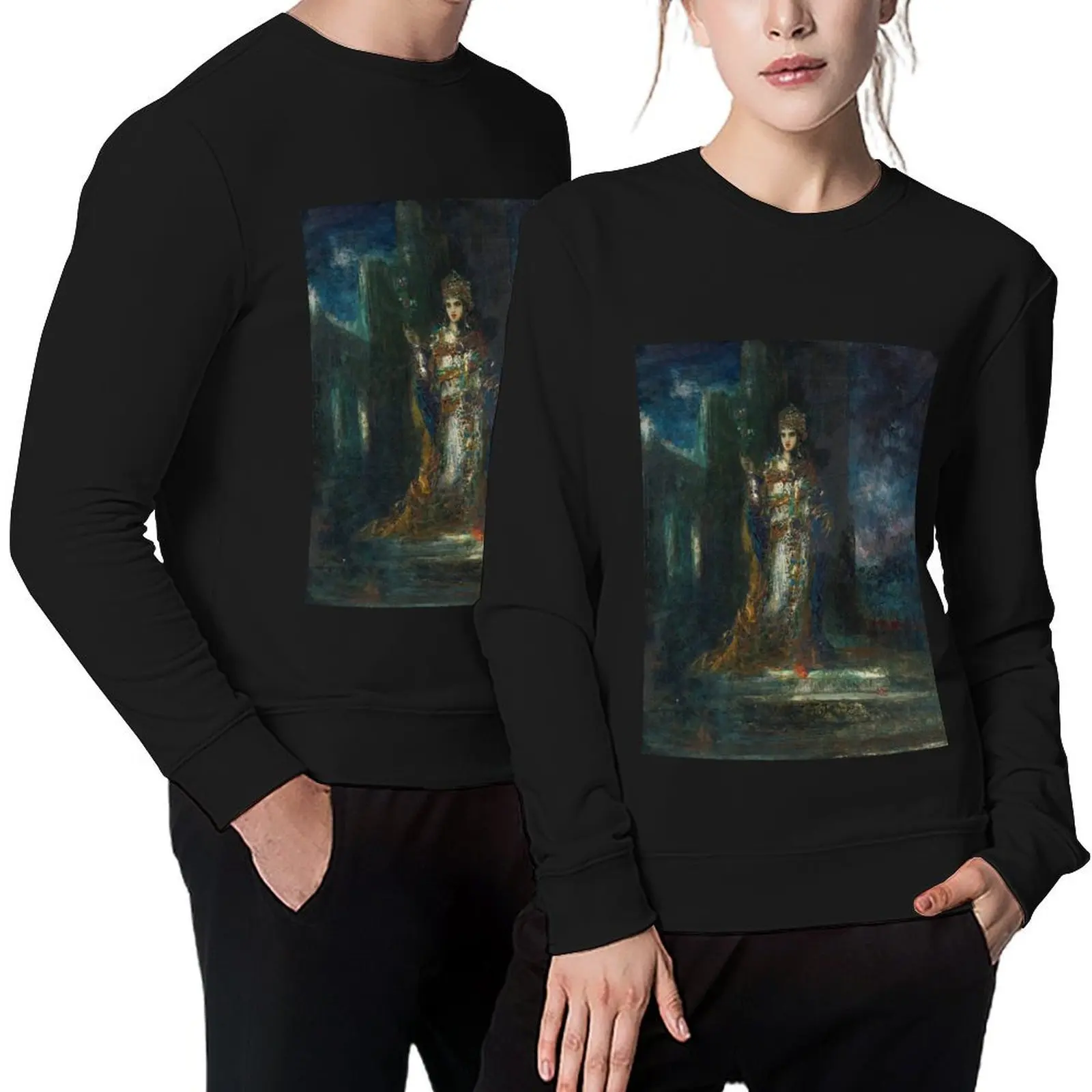 

The bride of the night Mythology '' La Fiancée De La Nuit '' Gustave Moreau Pullover men wear mens clothing sweatshirt for men