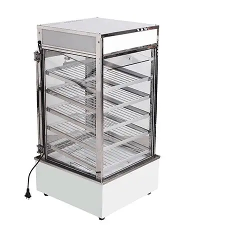 Máquina de vapor elétrica comercial para pão, vidro temperado ao redor, pão comercial, máquina de fazer pão a vapor