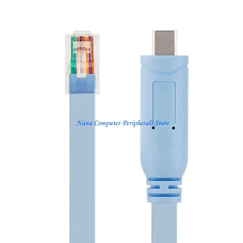 F68C USB ke RJ45 8P8C Konsol Kecepatan Tinggi dengan Chip FT232RL untuk Router Konsol