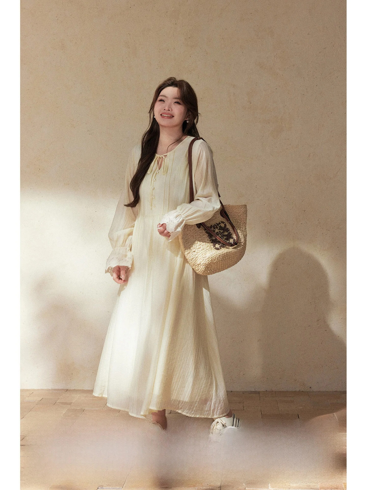 

Miss ng's plus Size Women's Vintage Long Sve Dr Lenzing Lyocell Knitted High Waist A-Line Skirt Ci Commute Date Par...