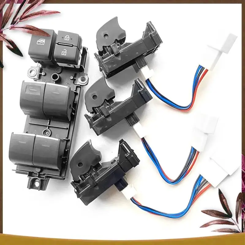 

AB59-Lighted LED Power Window Lifter Switch Button For Toyota RAV4 RAV 4 CHR Corolla Camry 2018-2023 Left Driving Backlight